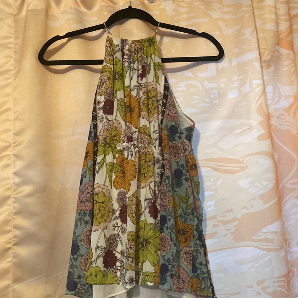 TRF Halter top floral Xsmall